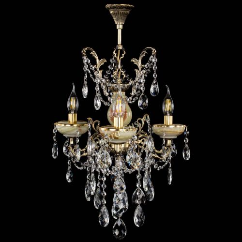 Люстра бронзовая Оникс №3/2 баден в Самаре Гусь Хрустальный