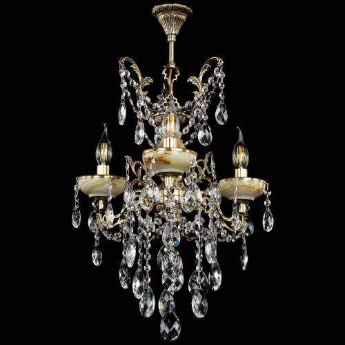 Люстра бронзовая Оникс №3/2 баден в Самаре Гусь Хрустальный