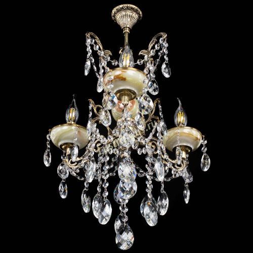 Люстра бронзовая Оникс №3/2 баден в Самаре Гусь Хрустальный