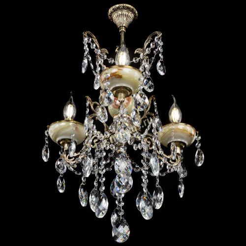 Люстра бронзовая Оникс №3/2 баден в Самаре Гусь Хрустальный