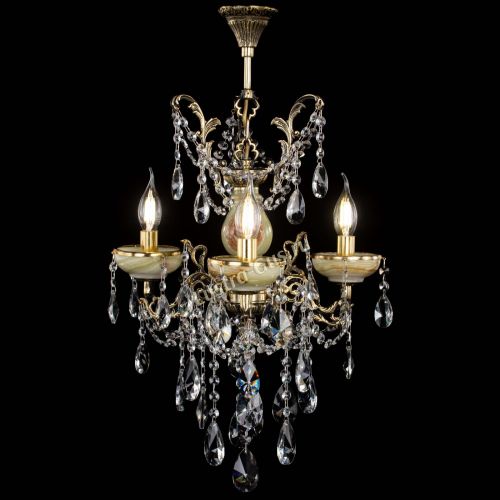 Люстра бронзовая Оникс №3/2 лучик в Самаре Гусь Хрустальный