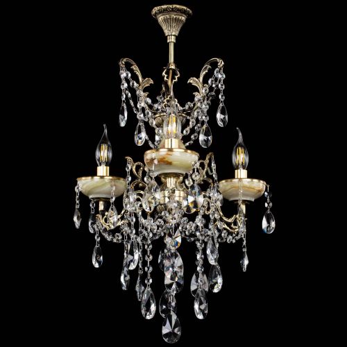 Люстра бронзовая Оникс №3/2 лучик в Самаре Гусь Хрустальный