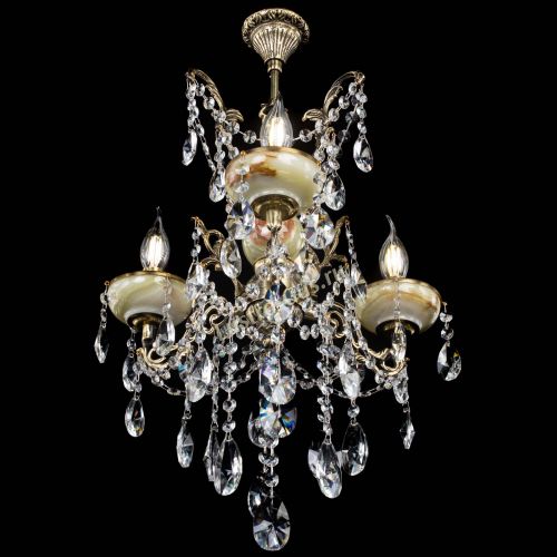 Люстра бронзовая Оникс №3/2 лучик в Самаре Гусь Хрустальный