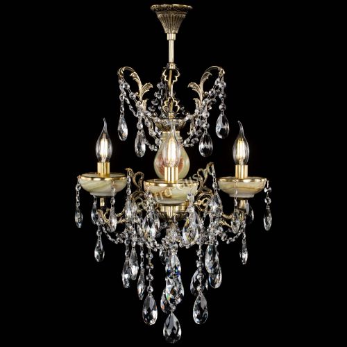 Люстра бронзовая Оникс №3/2 журавлик в Самаре Гусь Хрустальный