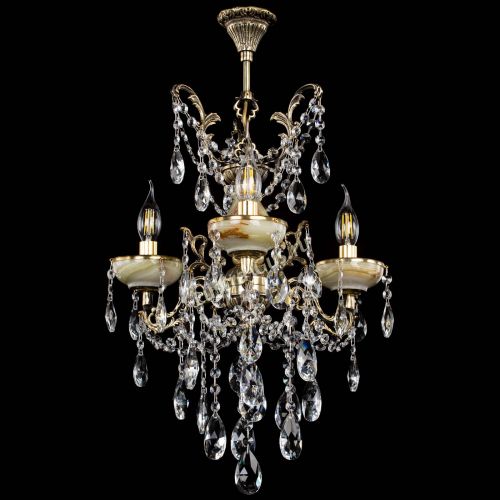 Люстра бронзовая Оникс №3/2 журавлик в Самаре Гусь Хрустальный