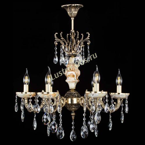 Люстра бронзовая Оникс №6/1 баден в Самаре Гусь Хрустальный