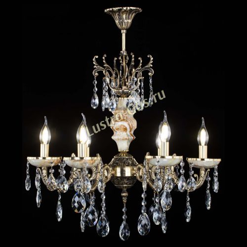 Люстра бронзовая Оникс №6/1 баден в Самаре Гусь Хрустальный