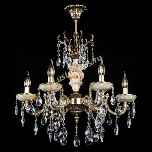 Люстра бронзовая Оникс №6/1 баден в Самаре Гусь Хрустальный