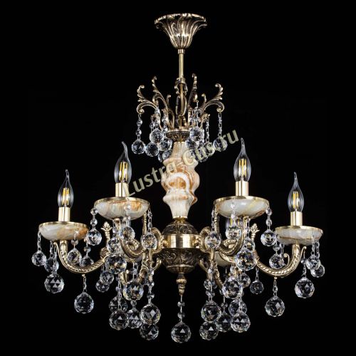 Люстра бронзовая Оникс №6/1 шар в Самаре Гусь Хрустальный