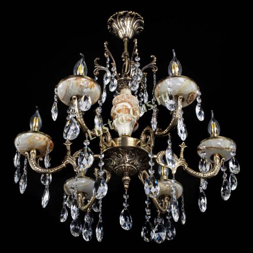 Люстра бронзовая Оникс №6/1 журавлик в Самаре Гусь Хрустальный