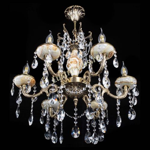 Люстра бронзовая Оникс №6/2 лучик в Самаре Гусь Хрустальный