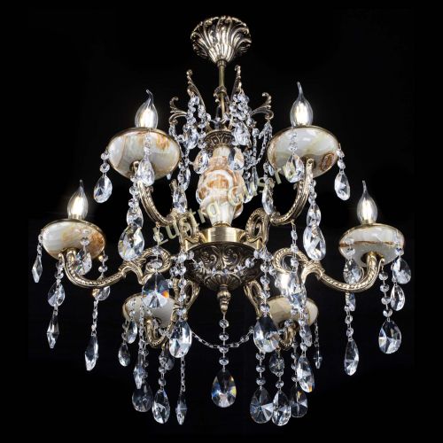 Люстра бронзовая Оникс №6/2 лучик в Самаре Гусь Хрустальный