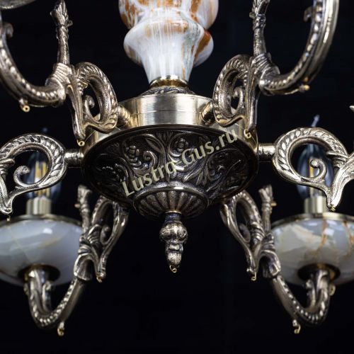 Люстра бронзовая Оникс №8/1 лучик в Самаре Гусь Хрустальный