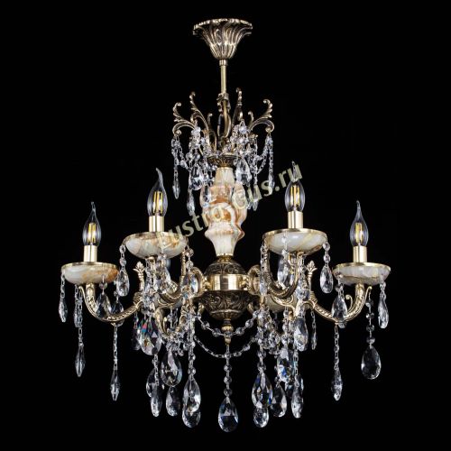 Люстра бронзовая Оникс №6/2 журавлик в Самаре Гусь Хрустальный