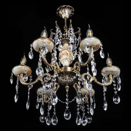 Люстра бронзовая Оникс №6/2 журавлик в Самаре Гусь Хрустальный