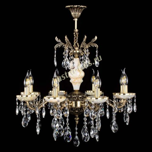 Люстра бронзовая Оникс №8/1 баден в Самаре Гусь Хрустальный