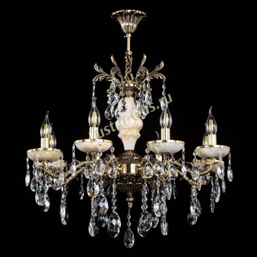 Люстра бронзовая Оникс №8/1 баден в Самаре Гусь Хрустальный