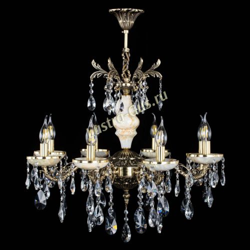 Люстра бронзовая Оникс №8/1 лучик в Самаре Гусь Хрустальный