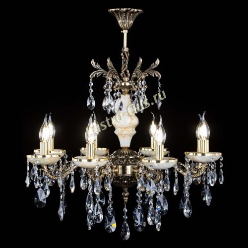 Люстра бронзовая Оникс №8/1 лучик в Самаре Гусь Хрустальный