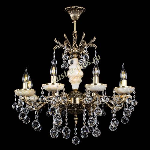 Люстра бронзовая Оникс №8/1 шар в Самаре Гусь Хрустальный