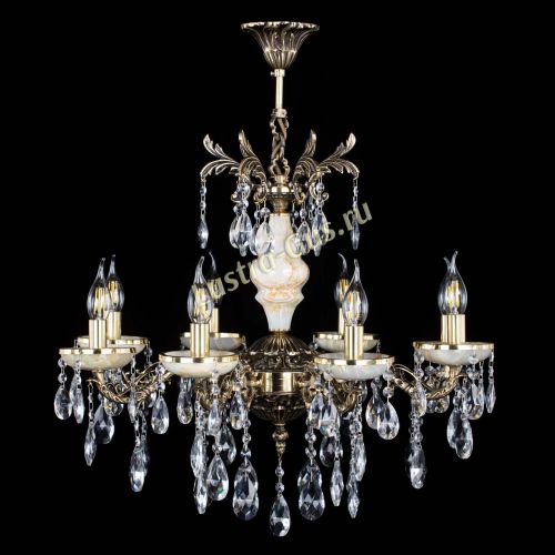 Люстра бронзовая Оникс №8/1 журавлик в Самаре Гусь Хрустальный