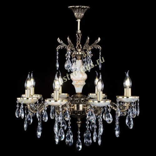 Люстра бронзовая Оникс №8/1 журавлик в Самаре Гусь Хрустальный