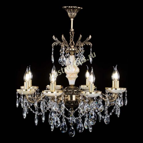 Люстра бронзовая Оникс №8/2 баден в Самаре Гусь Хрустальный