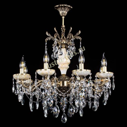 Люстра бронзовая Оникс №8/2 баден в Самаре Гусь Хрустальный