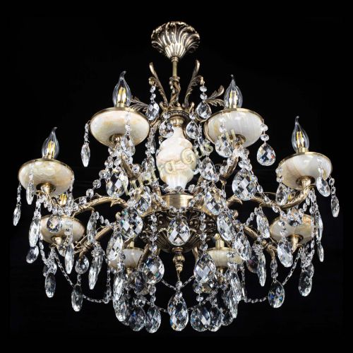 Люстра бронзовая Оникс №8/2 баден в Самаре Гусь Хрустальный