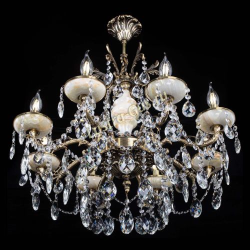 Люстра бронзовая Оникс №8/2 баден в Самаре Гусь Хрустальный