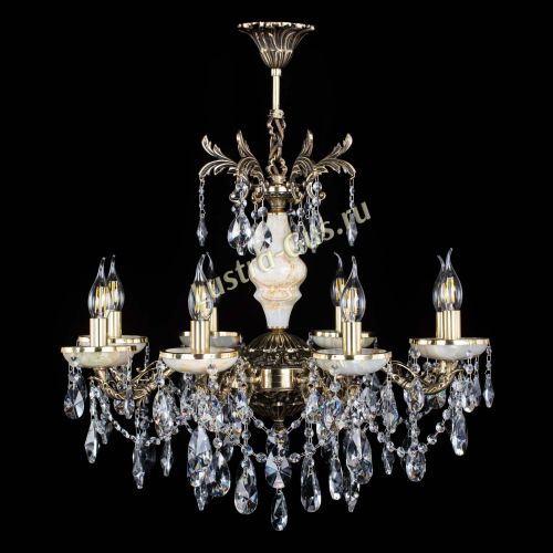 Люстра бронзовая Оникс №8/2 лучик в Самаре Гусь Хрустальный