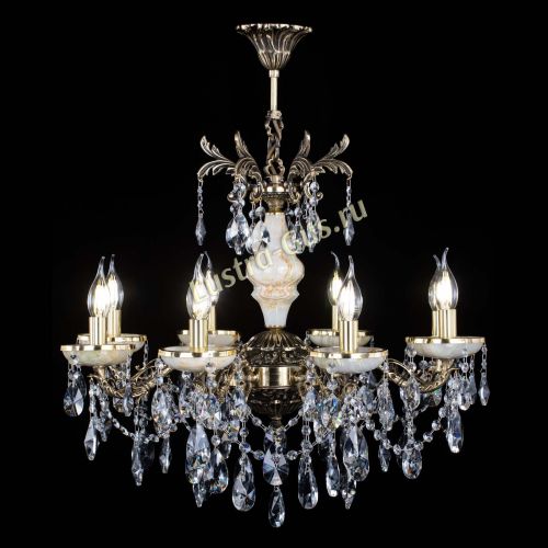 Люстра бронзовая Оникс №8/2 лучик в Самаре Гусь Хрустальный