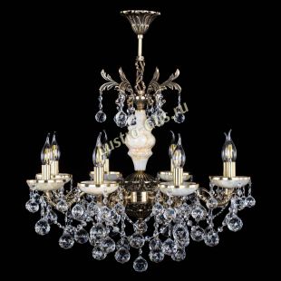 Бронзовая люстра Люстра бронзовая Оникс №8/2 шар