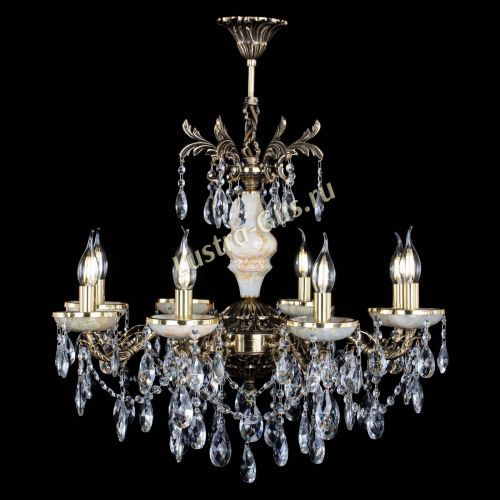 Люстра бронзовая Оникс №8/2 журавлик в Самаре Гусь Хрустальный