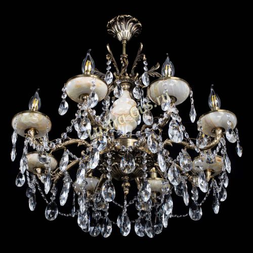 Люстра бронзовая Оникс №8/2 журавлик в Самаре Гусь Хрустальный