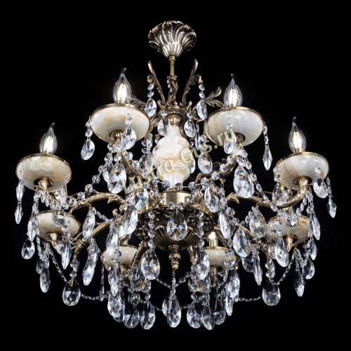 Люстра бронзовая Оникс №8/2 журавлик в Самаре Гусь Хрустальный