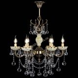 Люстра бронзовая Оникс белый №6/1 шар в Самаре Люстра бронзовая Оникс белый №6/1 шар в Самаре