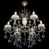 Люстра бронзовая Оникс белый №6/1 шар в Самаре Люстра бронзовая Оникс белый №6/1 шар в Самаре