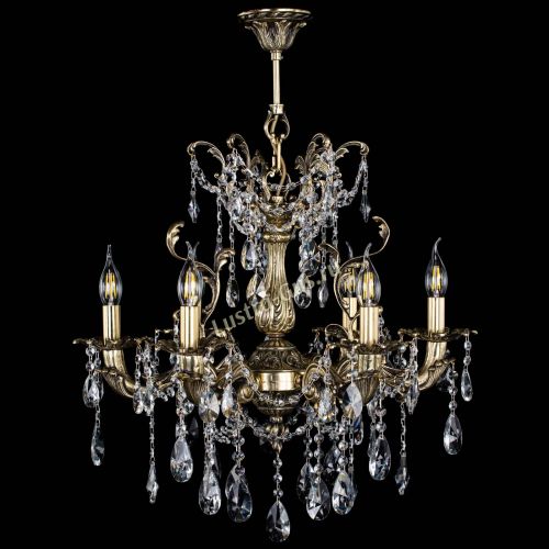 Люстра бронзовая Селена №6/2 лучик в Самаре Гусь Хрустальный