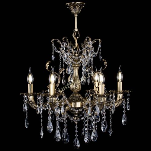 Люстра бронзовая Селена №6/2 лучик в Самаре Гусь Хрустальный