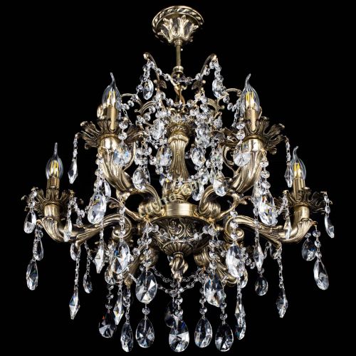 Люстра бронзовая Селена №6/2 лучик в Самаре Гусь Хрустальный