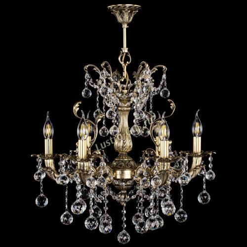 Люстра бронзовая Селена №6/2 шар в Самаре Гусь Хрустальный