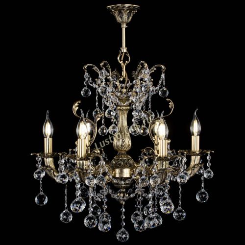 Люстра бронзовая Селена №6/2 шар в Самаре Гусь Хрустальный