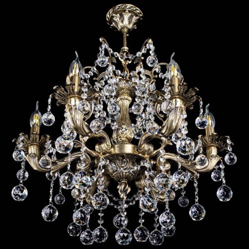 Люстра бронзовая Селена №6/2 шар в Самаре Гусь Хрустальный