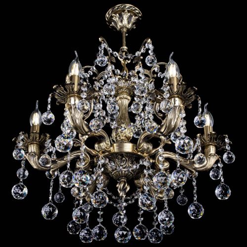 Люстра бронзовая Селена №6/2 шар в Самаре Гусь Хрустальный