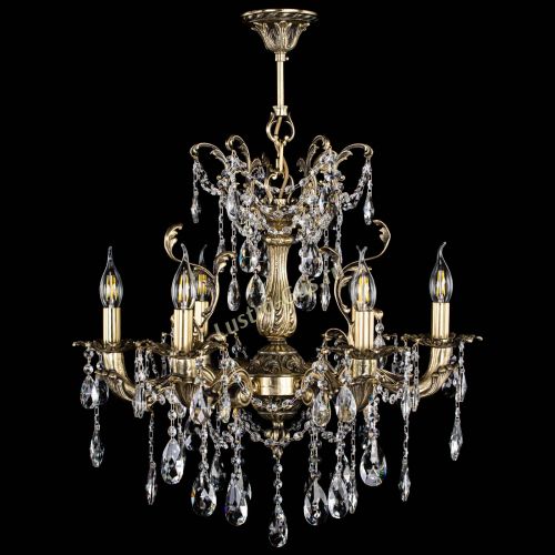 Люстра бронзовая Селена №6/2 журавлик в Самаре Гусь Хрустальный