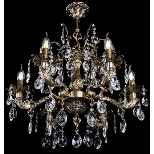 Люстра бронзовая Селена №6 баден в Самаре Гусь Хрустальный