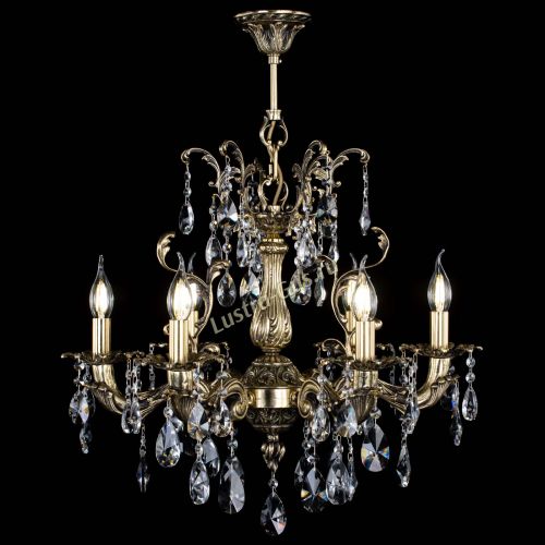 Люстра бронзовая Селена №6 лучик в Самаре Гусь Хрустальный