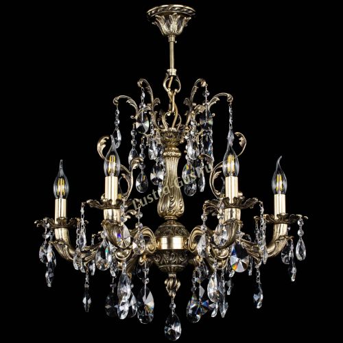 Люстра бронзовая Селена №6 лучик в Самаре Гусь Хрустальный