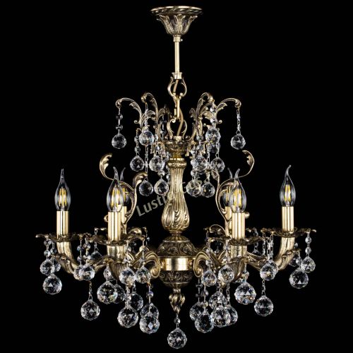 Люстра бронзовая Селена №6 шар в Самаре Гусь Хрустальный